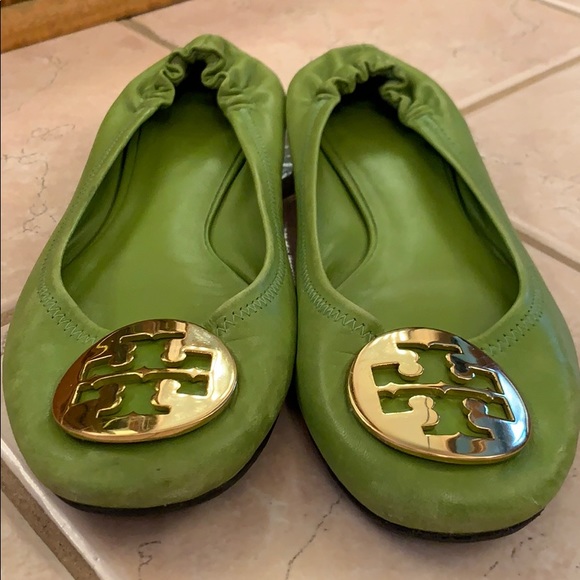 Tory Burch Shoes | Light Green Tory Burch Flats Size 75 | Poshmark